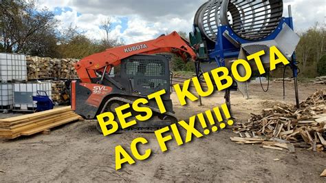 kubota svl75 air conditioner repair